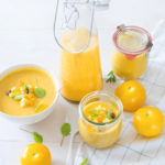 Gaspacho de tomates jaunes