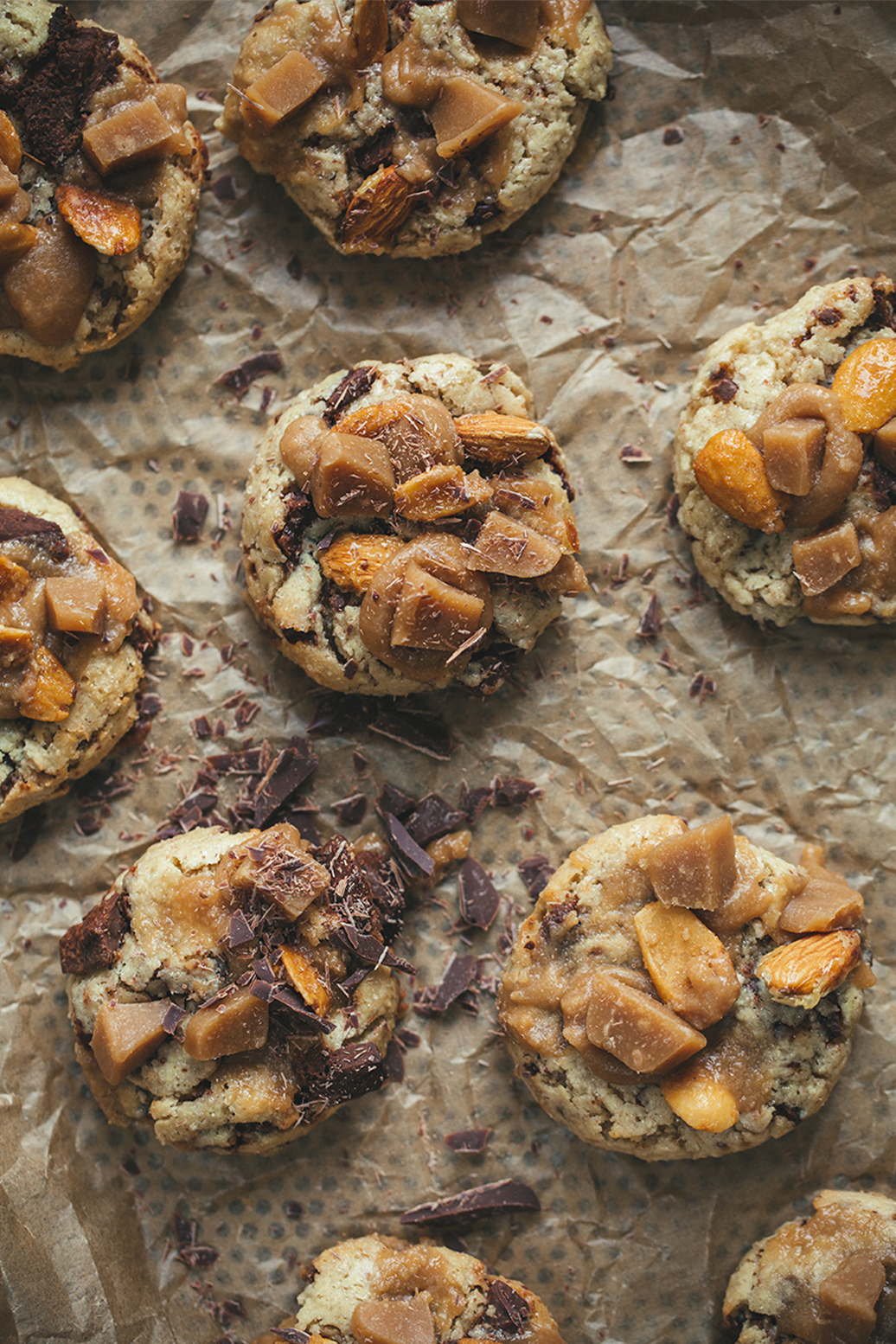 Cookies vegan et caramel de coco